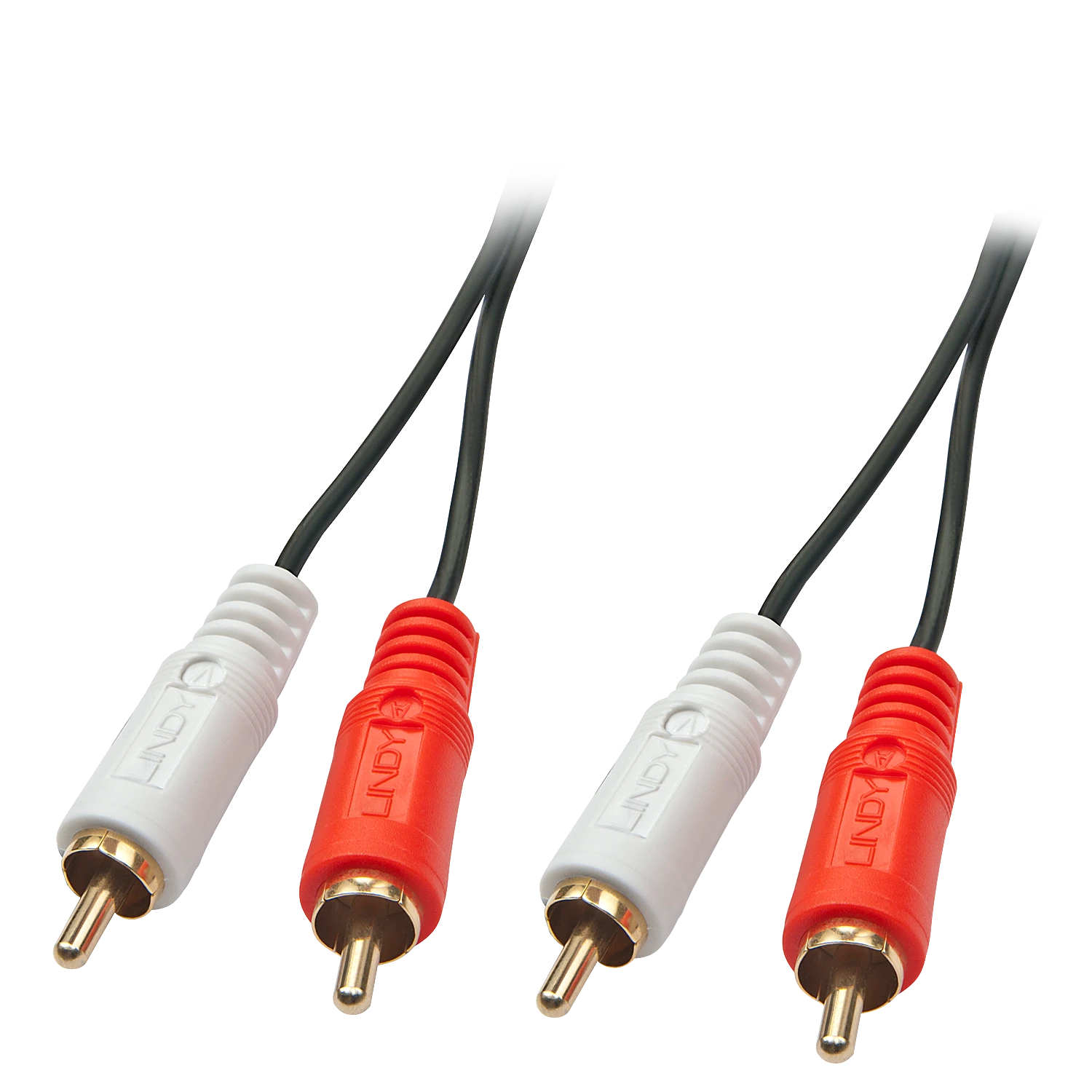 Lindy RCA 2x2 audio laidas su spalvotais kištukais