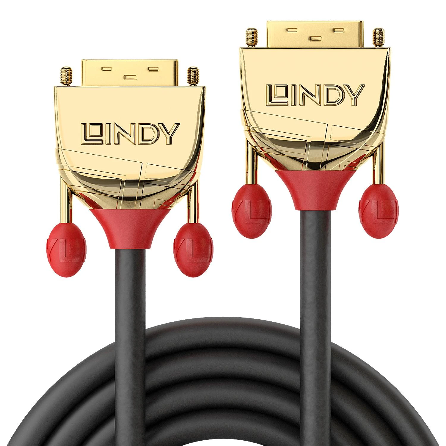 LINDY Gold Line kabelis su auksinėmis jungtimis