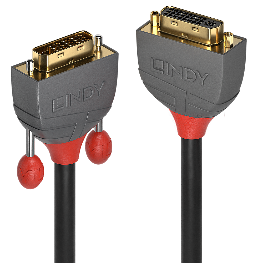 Kabelis - Lindy 2m DVI-D Dual Link pratęsimas M į F 2560x1600 60Hz