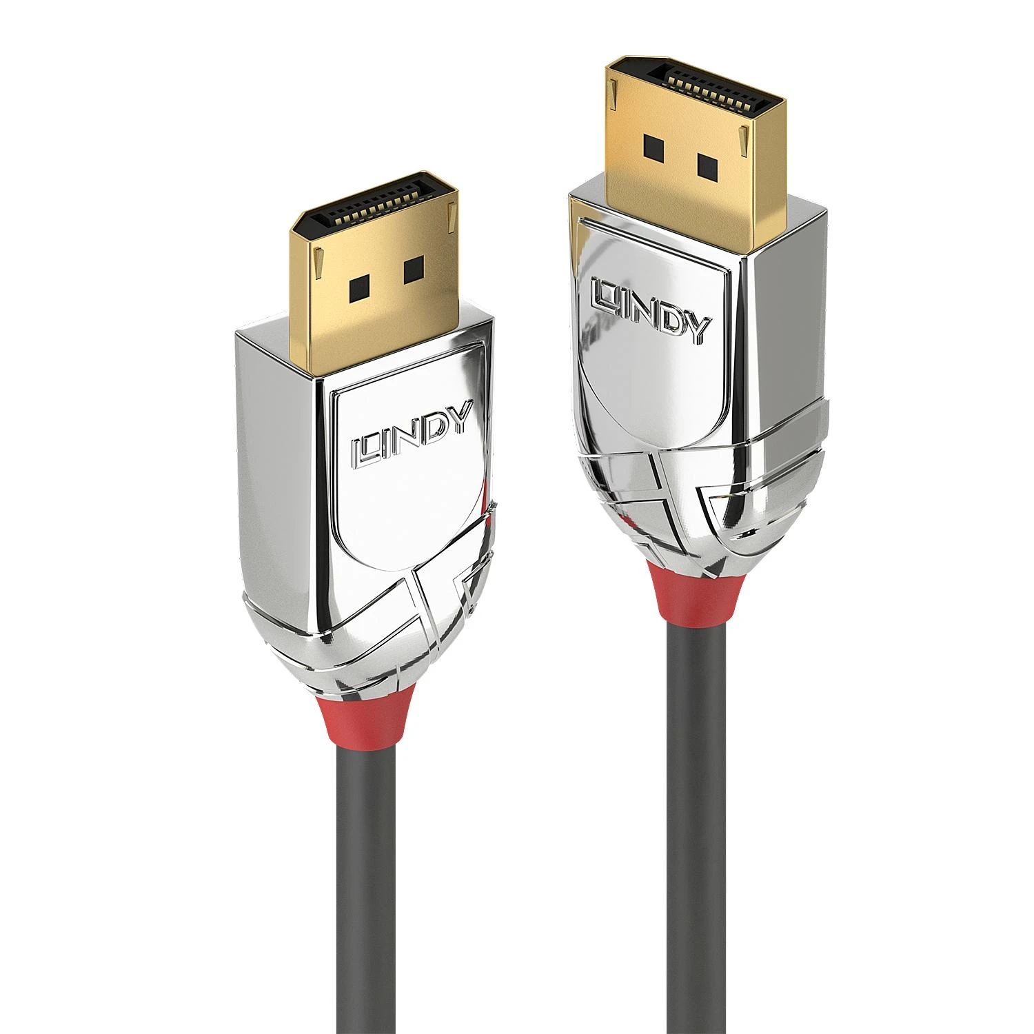 DisplayPort 1.4 laidas su chromuotais antgaliais