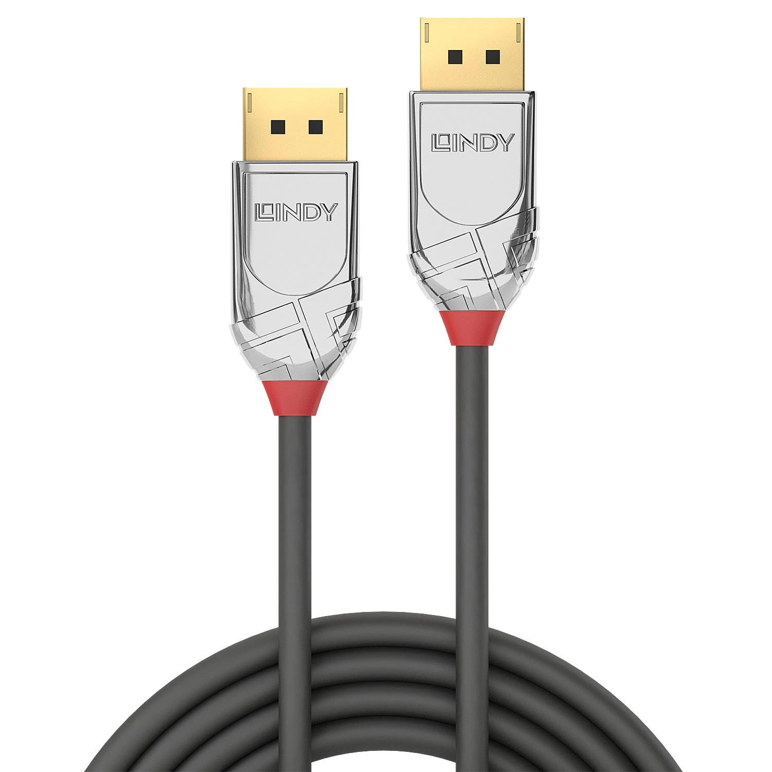 Lindy DisplayPort kabelis su chromuotais kištukais