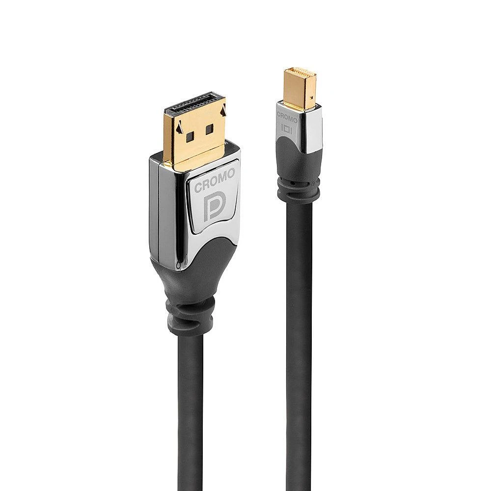 Lindy Mini DisplayPort kabelis su chromuotomis jungtimis