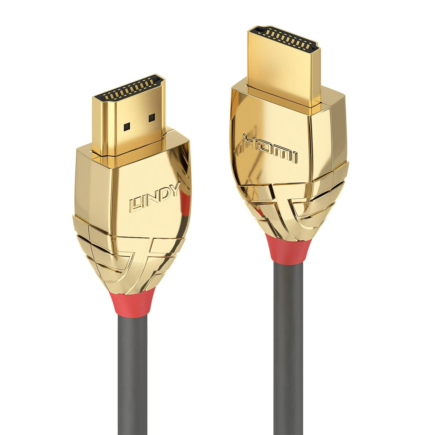 Lindy Gold Line HDMI kabelio paauksuotos jungtys