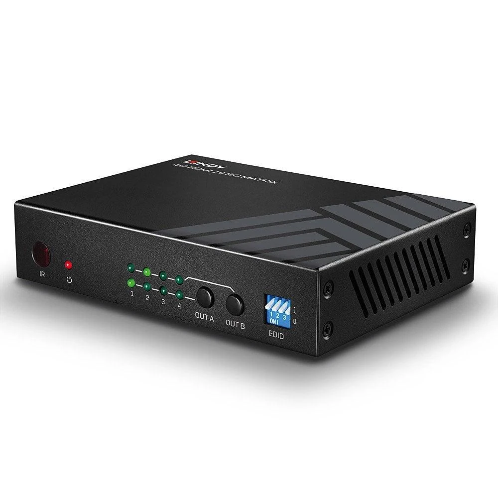Lindy 4x2 HDMI matrica su šviečiančiais indikatoriais