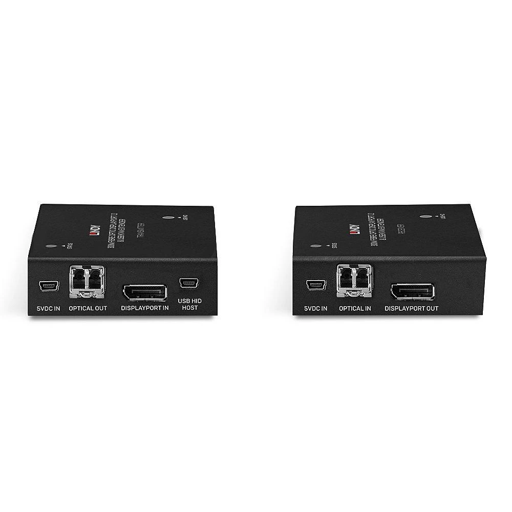 KVM Ilgintuvas - LINDY Šviesolaidinis DisplayPort 1.2 ir USB KVM Ilgintuvas, 3840x2160 60Hz, 300 m