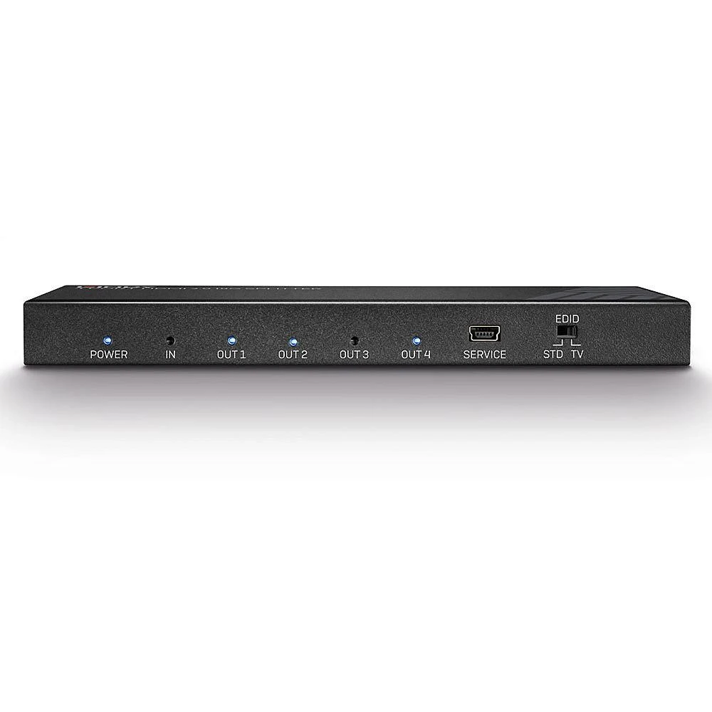 Lindy HDMI 2.0 skirstytuvo priekinis skydelis su indikatoriais