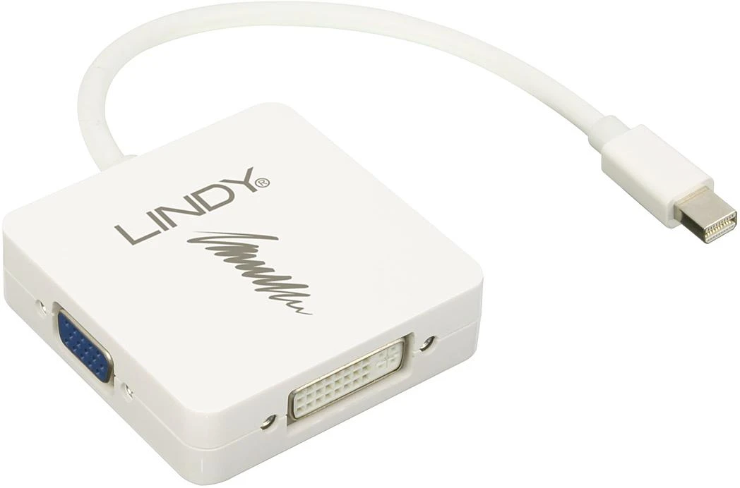 Lindy Mini DisplayPort į HDMI VGA DVI adapteris