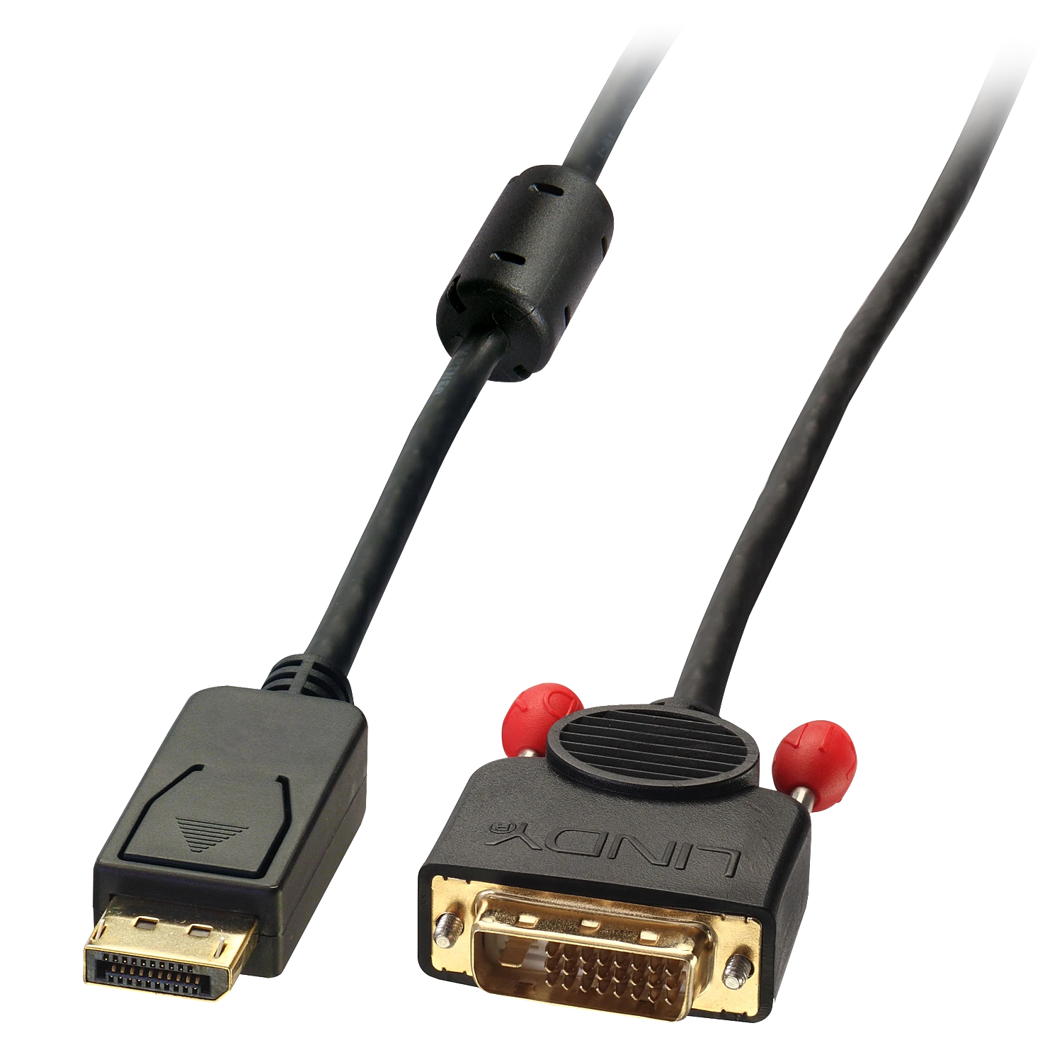 DisplayPort į DVI adapteris su feritiniu filtru