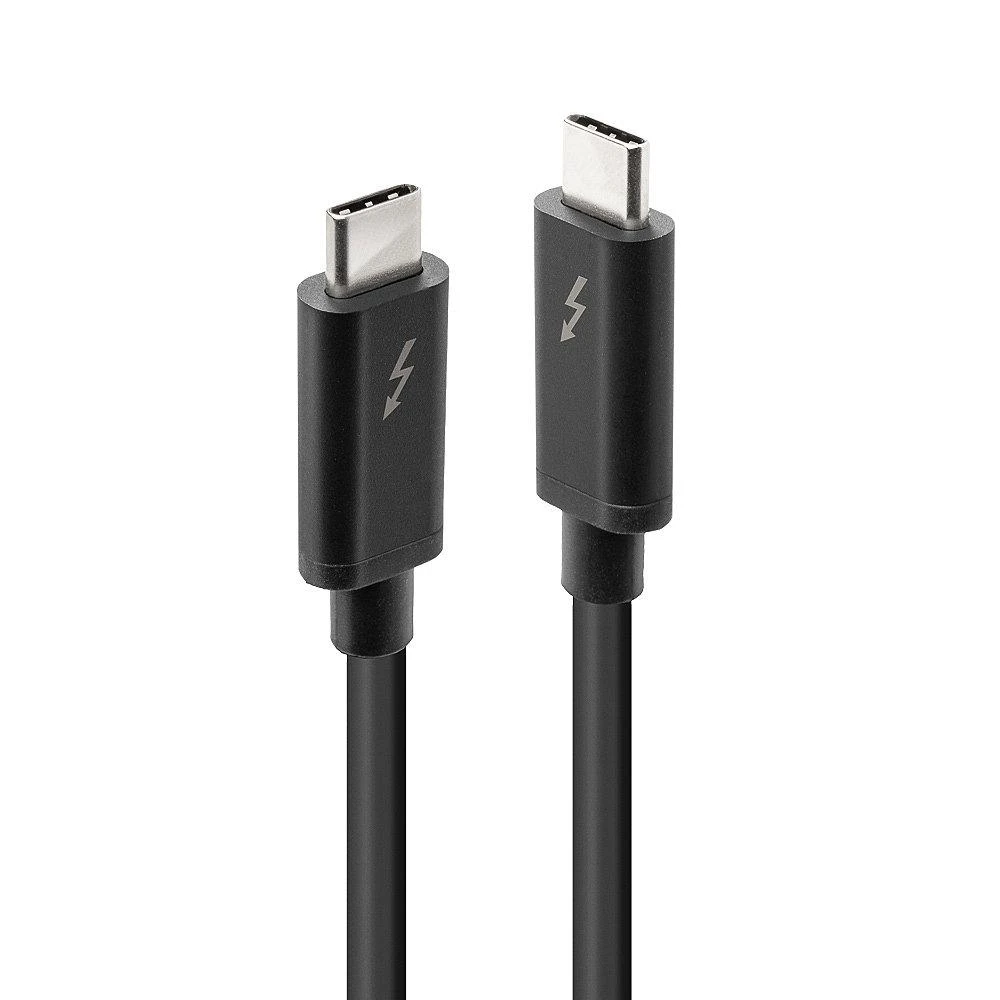 Thunderbolt Laidas - LINDY Thunderbolt 3 Laidas, 20Gbps, 100W PD, 1 m, Juodas