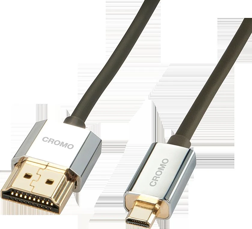 Lindy Cromo HDMI į Micro HDMI laidas su metalinėmis jungtimis