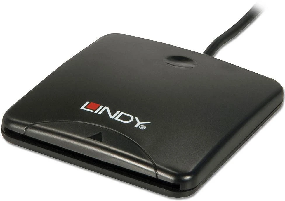 LINDY USB 2.0 kortelių skaitytuvas, viršaus vaizdas