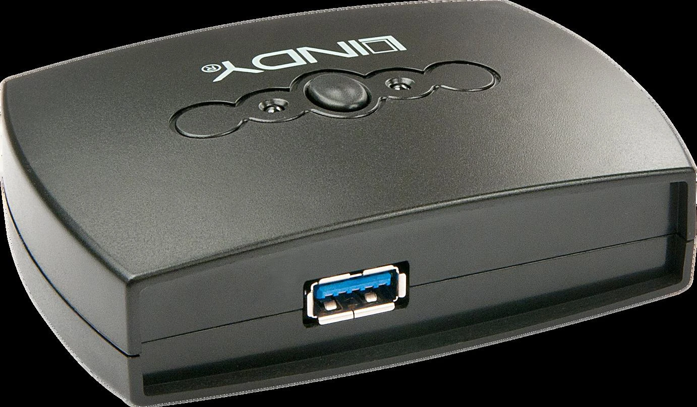Lindy USB 3.0 dalijimosi įrenginys su priekiniu prievadu