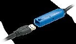 LINDY USB 3.0 prailginimo kabelio jungties detalė