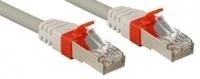 Tinklo Kabelis - LINDY Cat.6A S/FTP LSZH Tinklo Kabelis, RJ45, M/M, 500MHz, 26AWG, 1 m, Pilkas