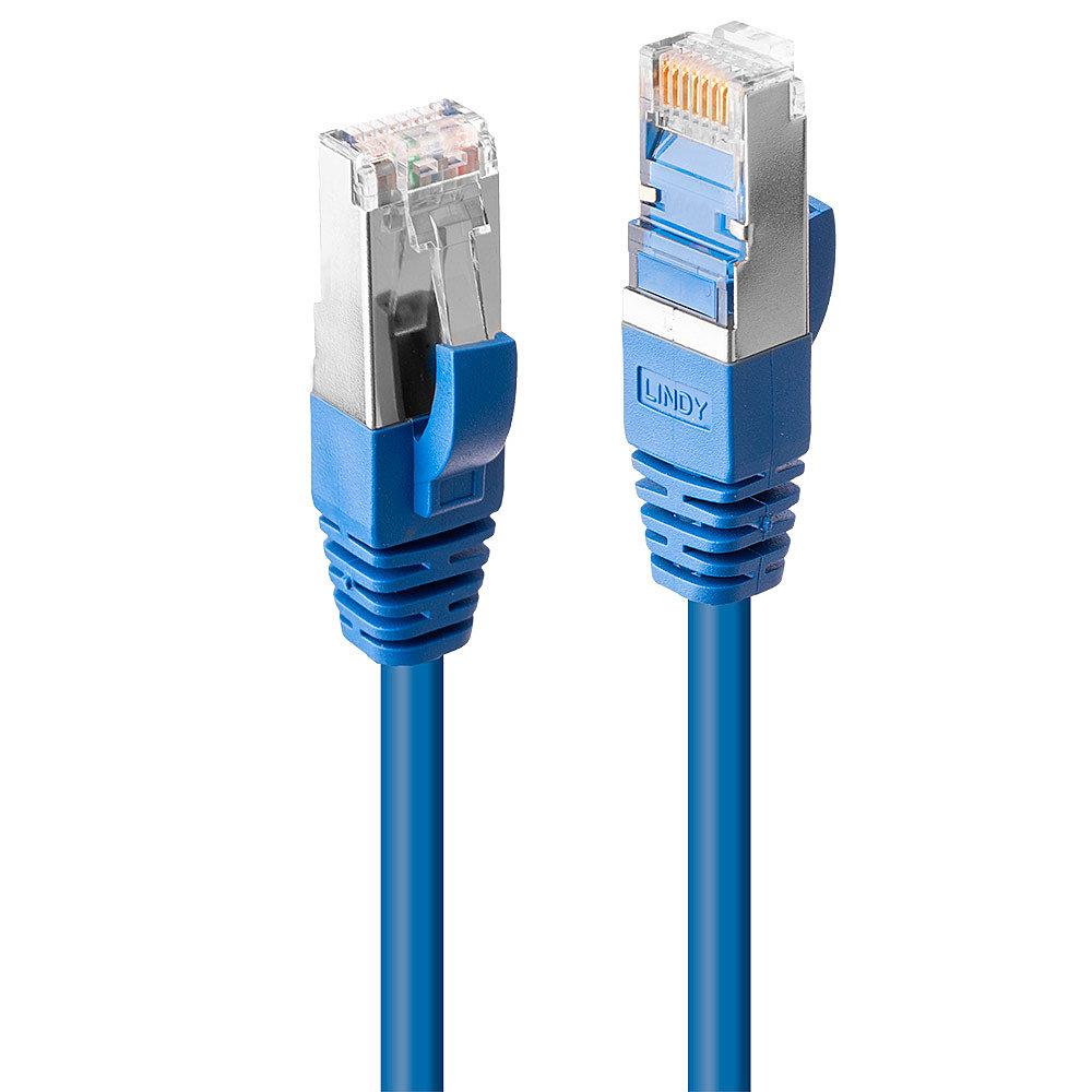 Tinklo Kabelis - LINDY Cat.6 S/FTP LSZH Tinklo Kabelis, RJ45, M/M, 250MHz, 26AWG, 1 m, Mėlynas