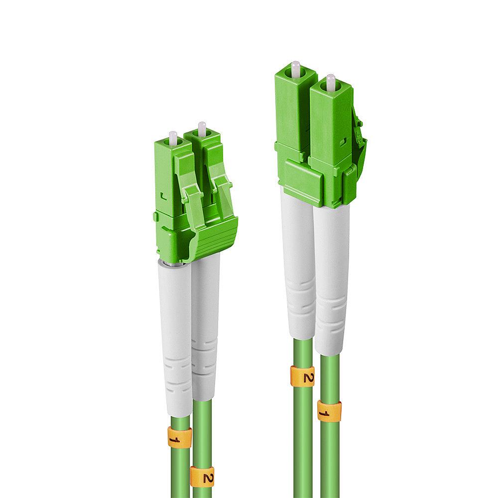 Pluoštinis Kabelis - LINDY Pluoštinis Kabelis LC/LC, 50/125µm, M/M, 100Gbps, 3 m, Žalias