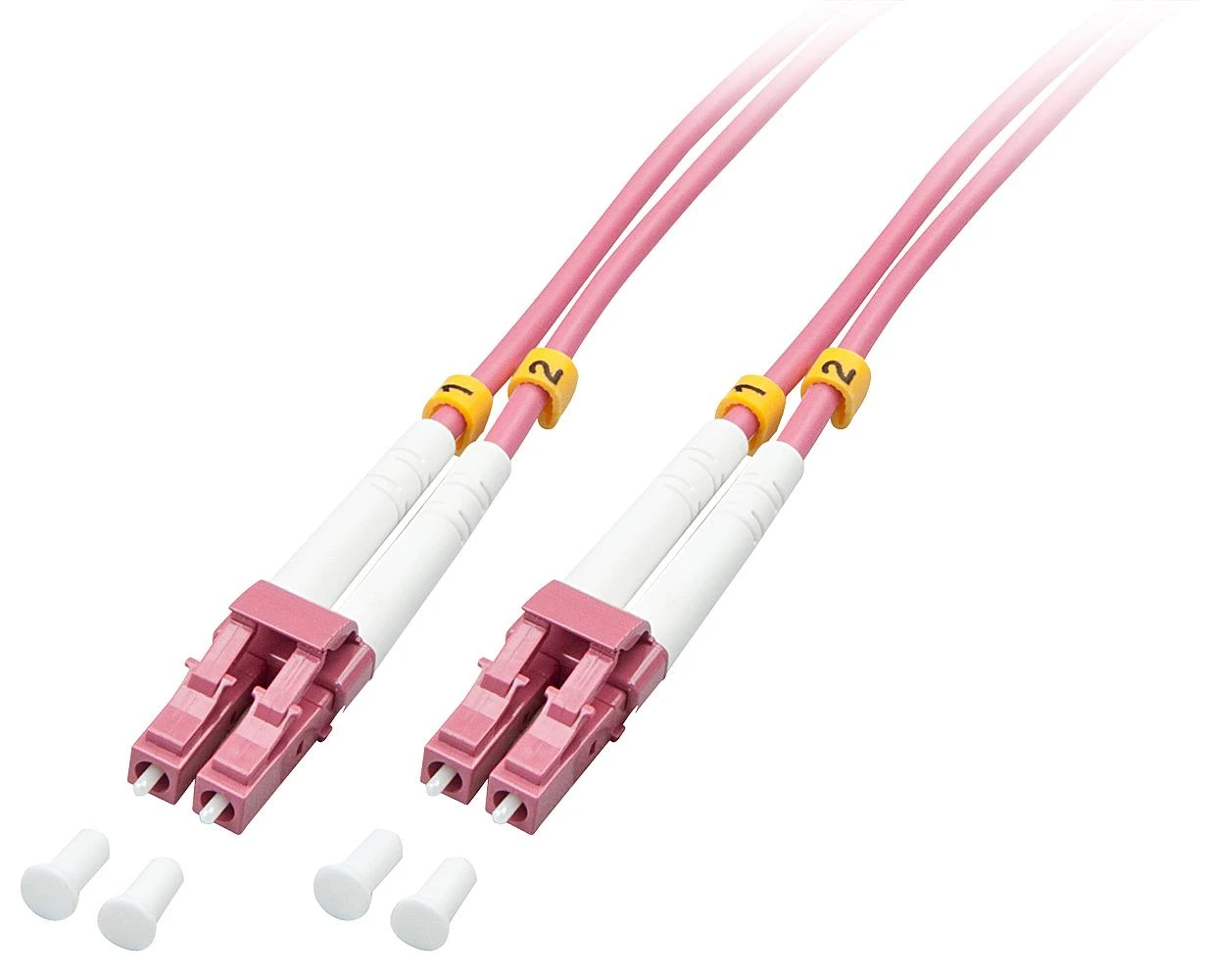 Lindy Pluoštinis Laidas - LC/LC OM4 20m 50/125µm Multimode