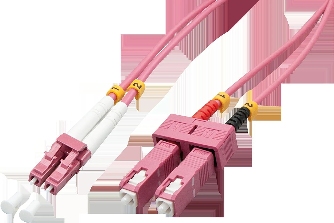 Pluoštinis Laidas - LINDY LC/SC OM4 5m Multimode 50/125µm