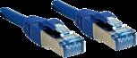 Tinklo Kabelis - LINDY Cat.6A S/FTP LSZH Tinklo Kabelis, RJ45, M/M, 500MHz, 10 m, Mėlynas