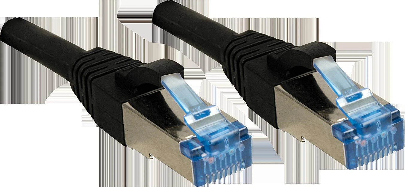 Tinklo Kabelis - LINDY Cat.6A S/FTP LSZH Tinklo Kabelis, RJ45, M/M, 500MHz, 5 m, Juodas