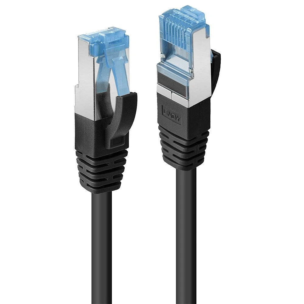 Tinklo Kabelis - LINDY Cat.6A S/FTP LSZH Tinklo Kabelis, RJ45, M/M, 500MHz, 7.5 m, Juodas