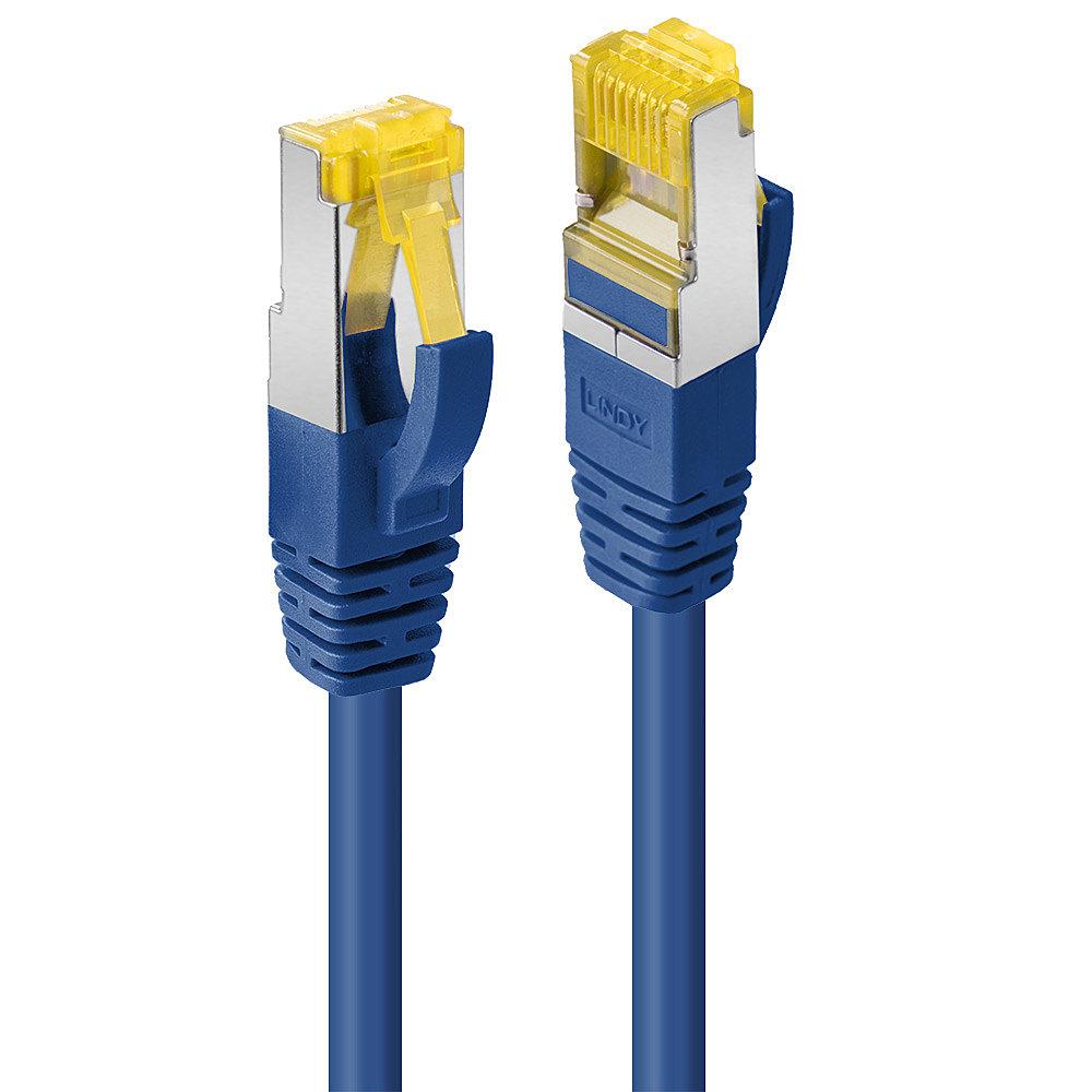 Tinklo Kabelis - LINDY RJ45 S/FTP LSZH Tinklo Kabelis, Cat.6A Kištukas, Cat.7 Neapdirbtas Kabelis, 7.5 m, Mėlynas