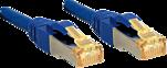 Tinklo Kabelis - LINDY RJ45 S/FTP LSZH Tinklo Kabelis, Cat.6A Kištukas, Cat.7 Neapdirbtas Kabelis, 7.5 m, Mėlynas
