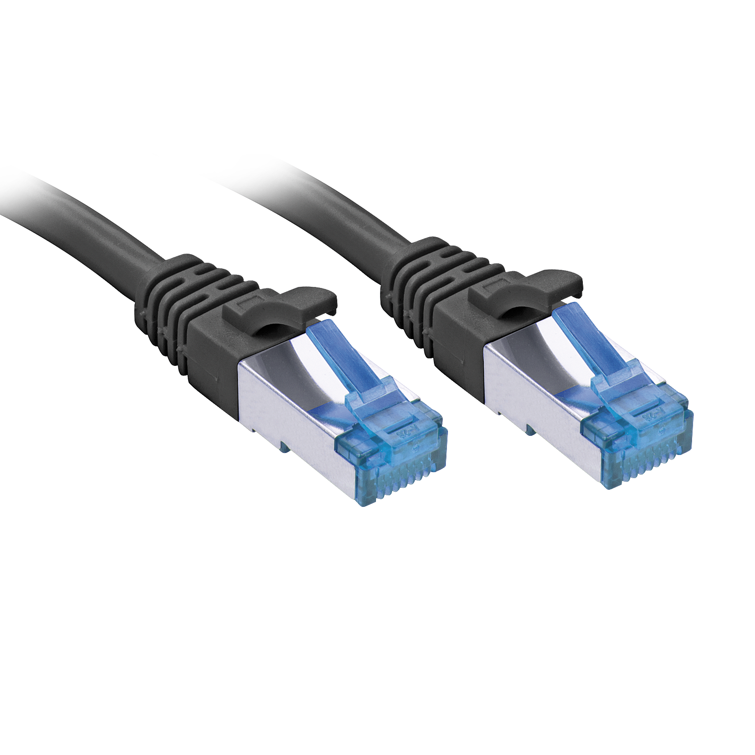Tinklo Kabelis - LINDY Cat.6A S/FTP TPE Tinklo Kabelis, RJ45, M/M, 500MHz, 1.5 m, Juodas