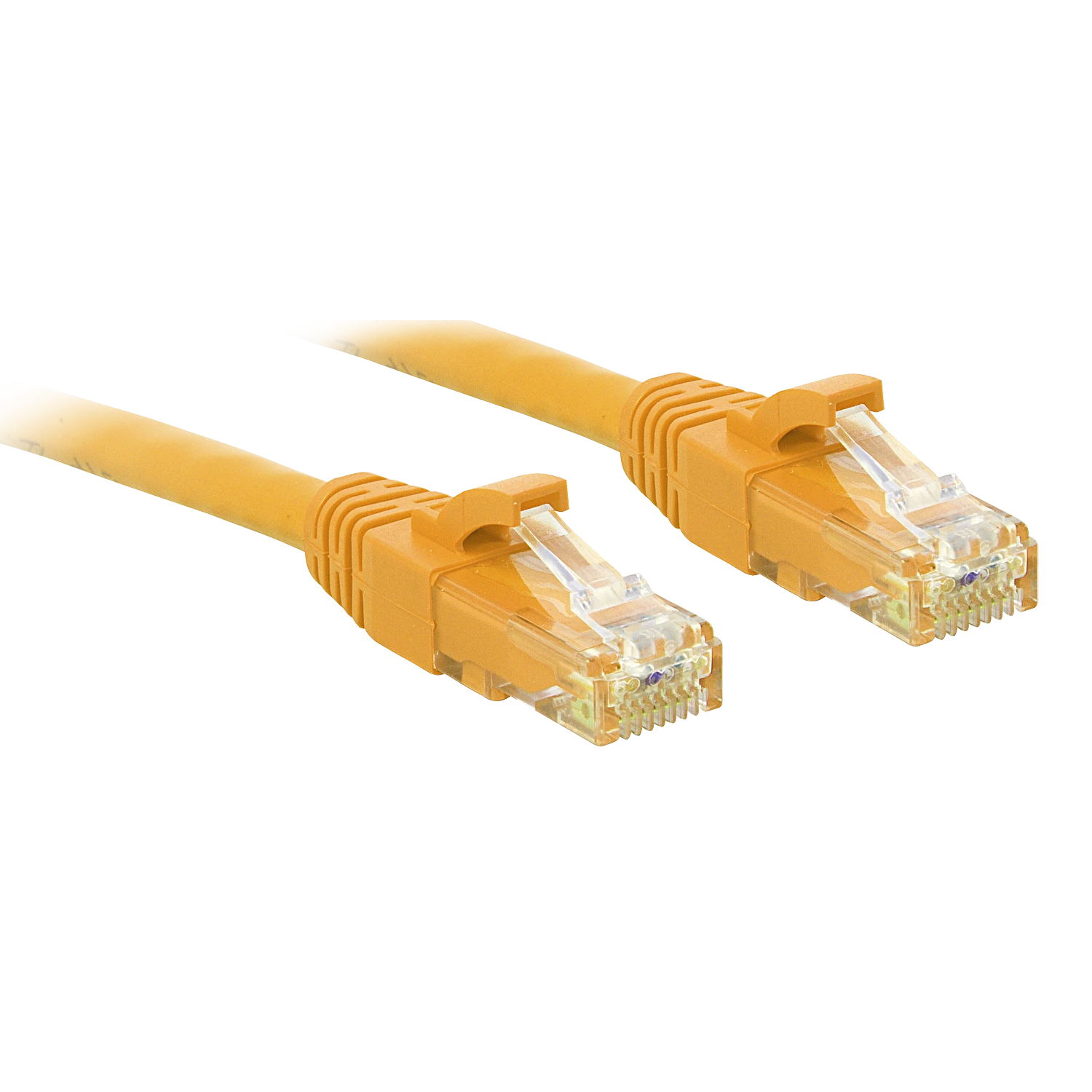 Tinklo Kabelis - LINDY Cat.6 U/UTP Tinklo Kabelis, RJ45, M/M, 250MHz, 0.3 m, Geltonas