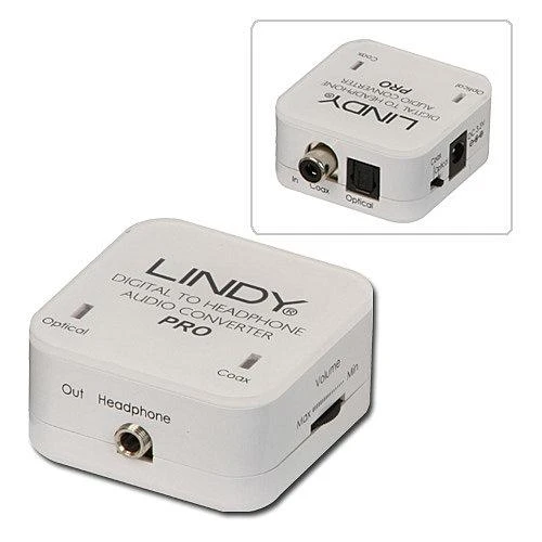 Lindy 70467 audio keitiklis su garso valdymu