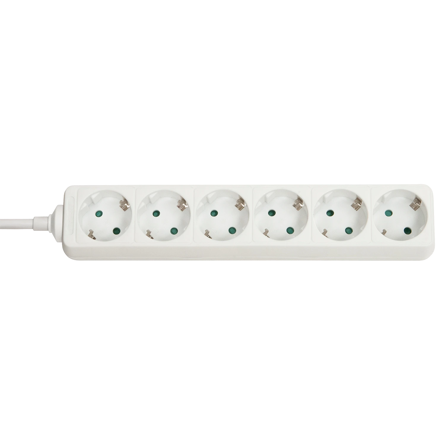 Ilgiklis - LINDY 6 Schuko Lizdų Prailgintuvas, Baltas