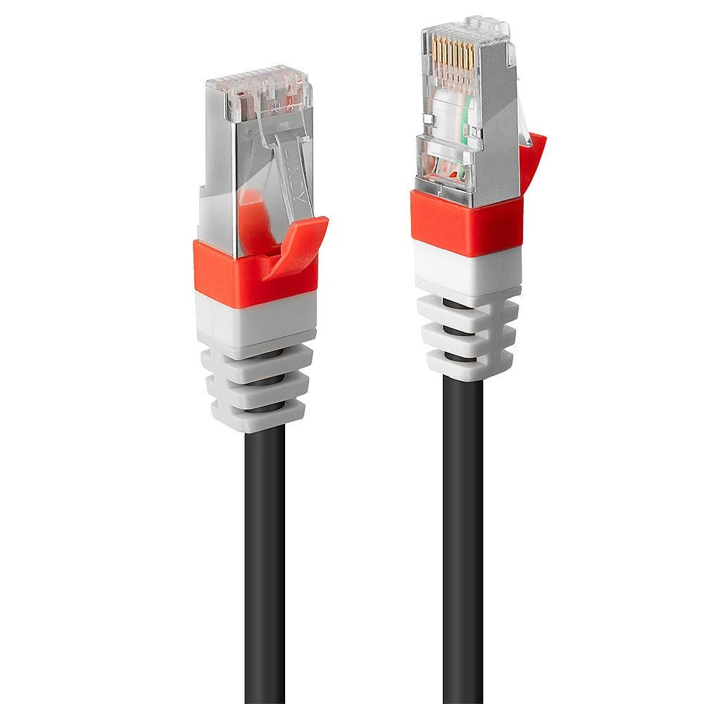 Tinklo Kabelis - LINDY Cat.6A S/FTP LSZH Tinklo Kabelis, RJ45, M/M, 500MHz, 26AWG, 1 m, Juodas