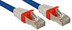 Tinklo Kabelis - LINDY Cat.6A S/FTP LSZH Tinklo Kabelis, RJ45, M/M, 500MHz, 26AWG, 0.3 m, Mėlynas