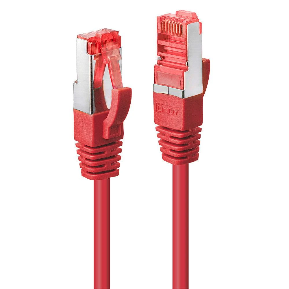 Tinklo Kabelis - LINDY Cat.6 S/FTP Tinklo Kabelis, RJ45, M/M, 250MHz, 27AWG, 0.5 m, Raudonas