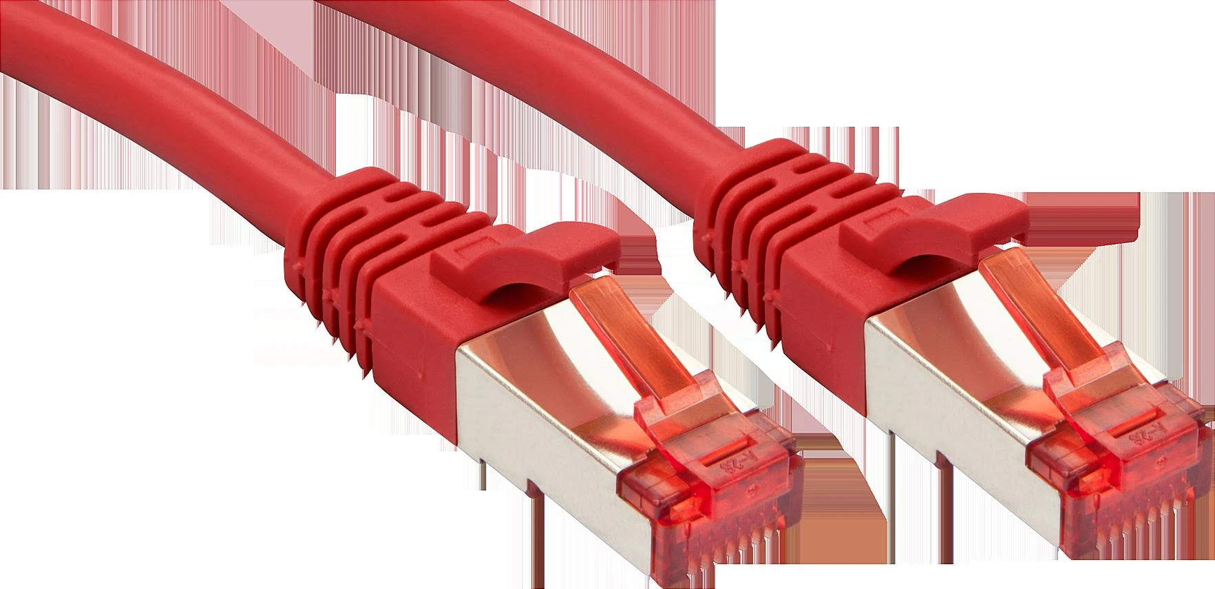 Lindy Tinklo Kabelis - Cat.6 S/FTP 5m RJ45 250MHz Varis 27AWG Raudonas