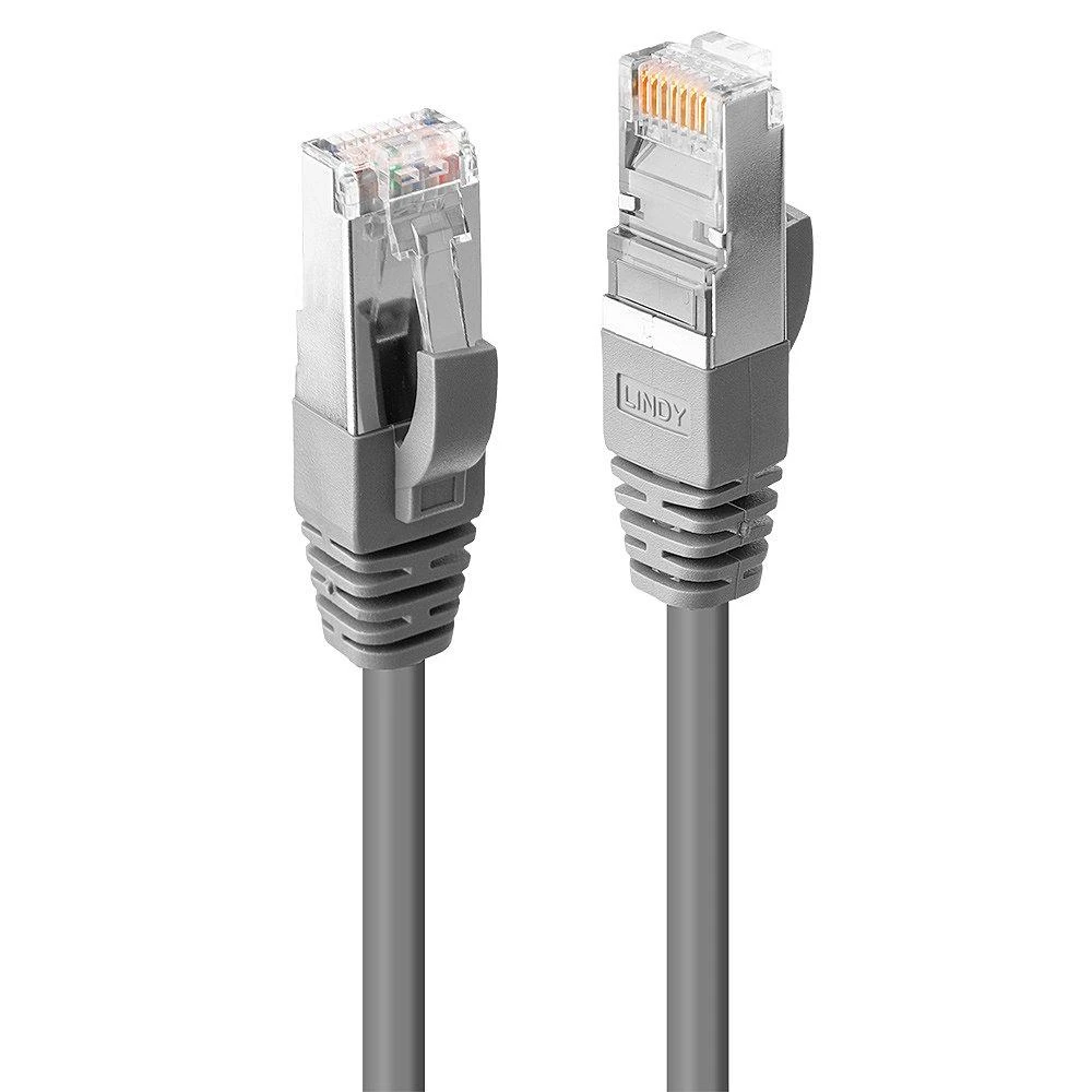 Tinklo kabelis - LINDY 1m Cat.6 S/FTP 250MHz varis RJ45 pilkas