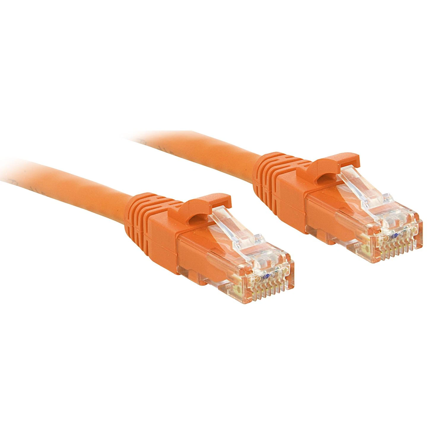 Tinklo Kabelis - LINDY Cat.6 U/UTP Tinklo Kabelis, RJ45, M/M, 250MHz, 0.5 m, Oranžinis