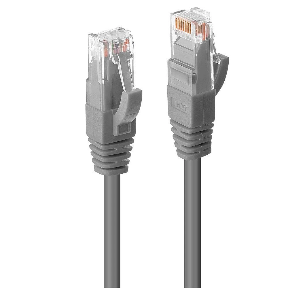 Tinklo Kabelis - LINDY Cat.6 U/UTP LSZH Tinklo Kabelis, RJ45, M/M, 250MHz, 26AWG, 3 m, Pilkas