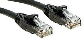 Tinklo Kabelis - LINDY Cat.6 U/UTP LSZH Tinklo Kabelis, RJ45, M/M, 250MHz, 26AWG, 0.5 m, Juodas