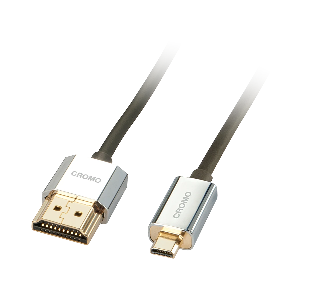 Lindy CROMO HDMI kabelis su metalinėmis jungtimis