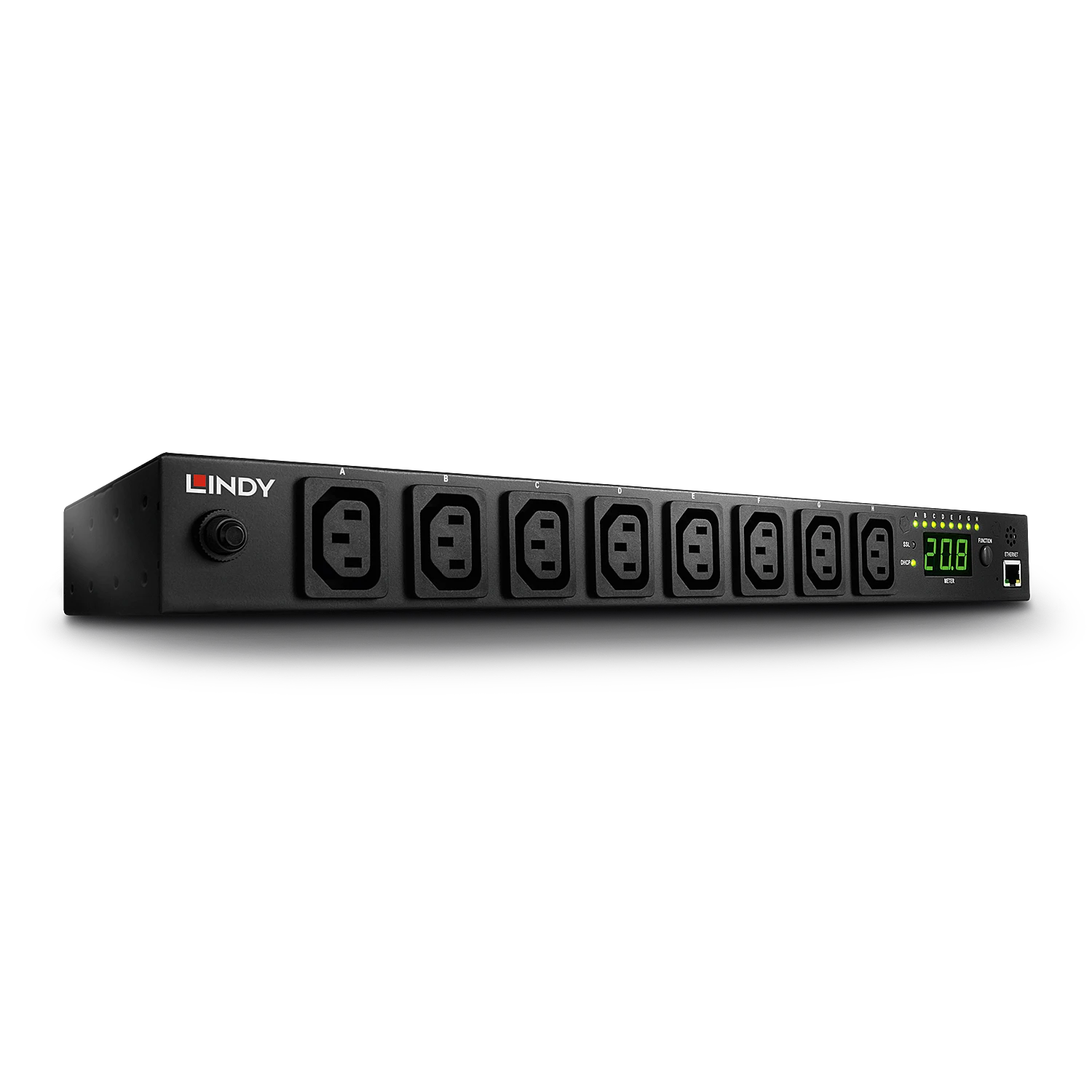 Lindy iPower Classic 8 prievadų, RJ-45 10 Mb/s