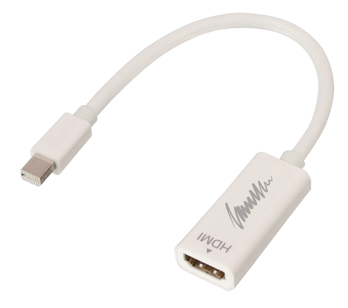 Mini DisplayPort į HDMI laidas su adapterio korpusu