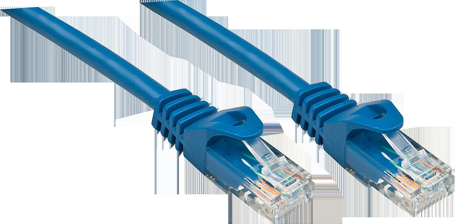 Tinklo Kabelis - LINDY Cat.6 U/UTP Tinklo Kabelis, RJ45, M/M, 250MHz, CCA, 0.3 m, Mėlynas