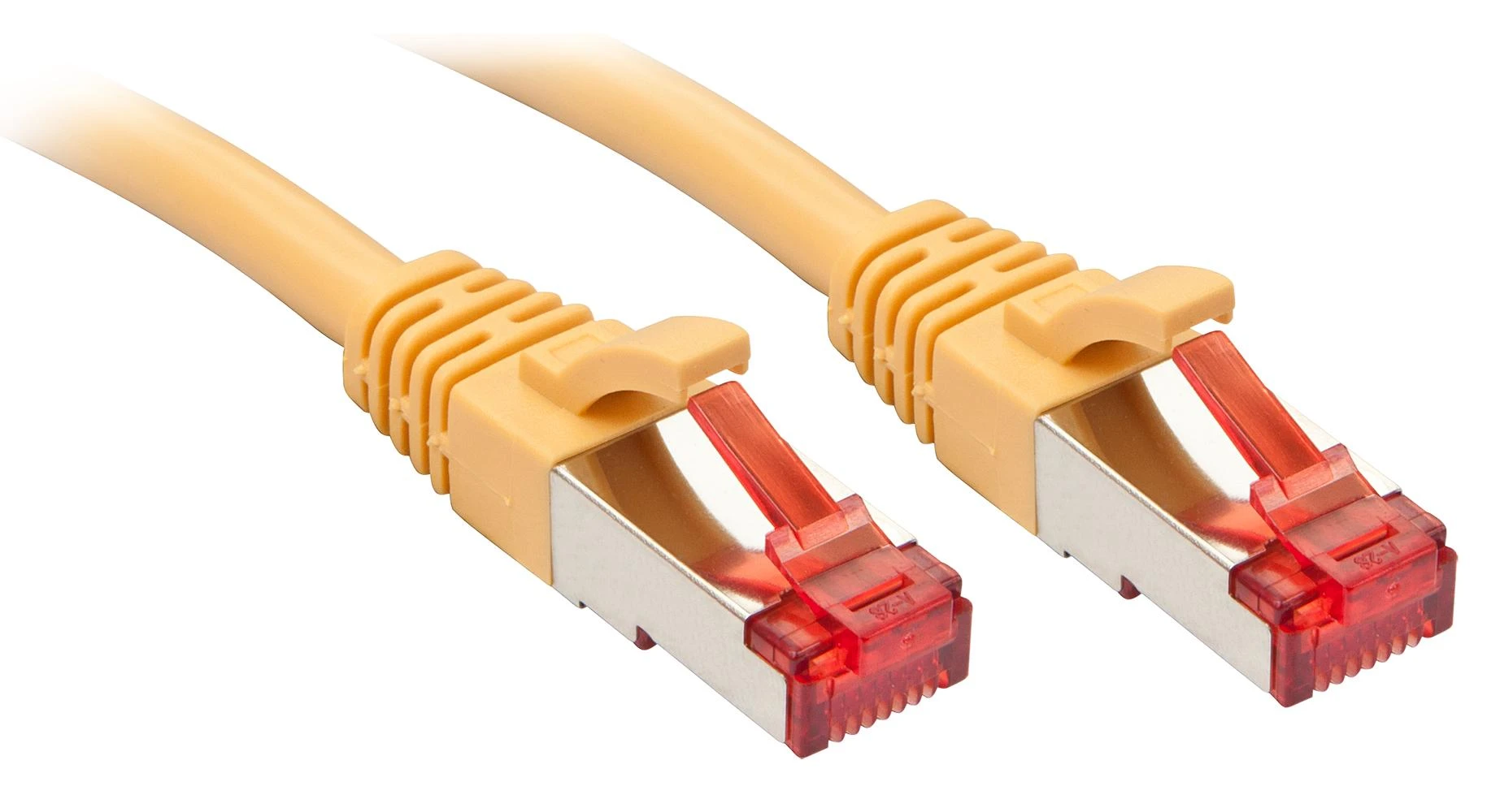 Tinklo Kabelis - LINDY Cat.6 S/FTP Tinklo Kabelis, RJ45, M/M, 250MHz, 27AWG, 1 m, Geltonas