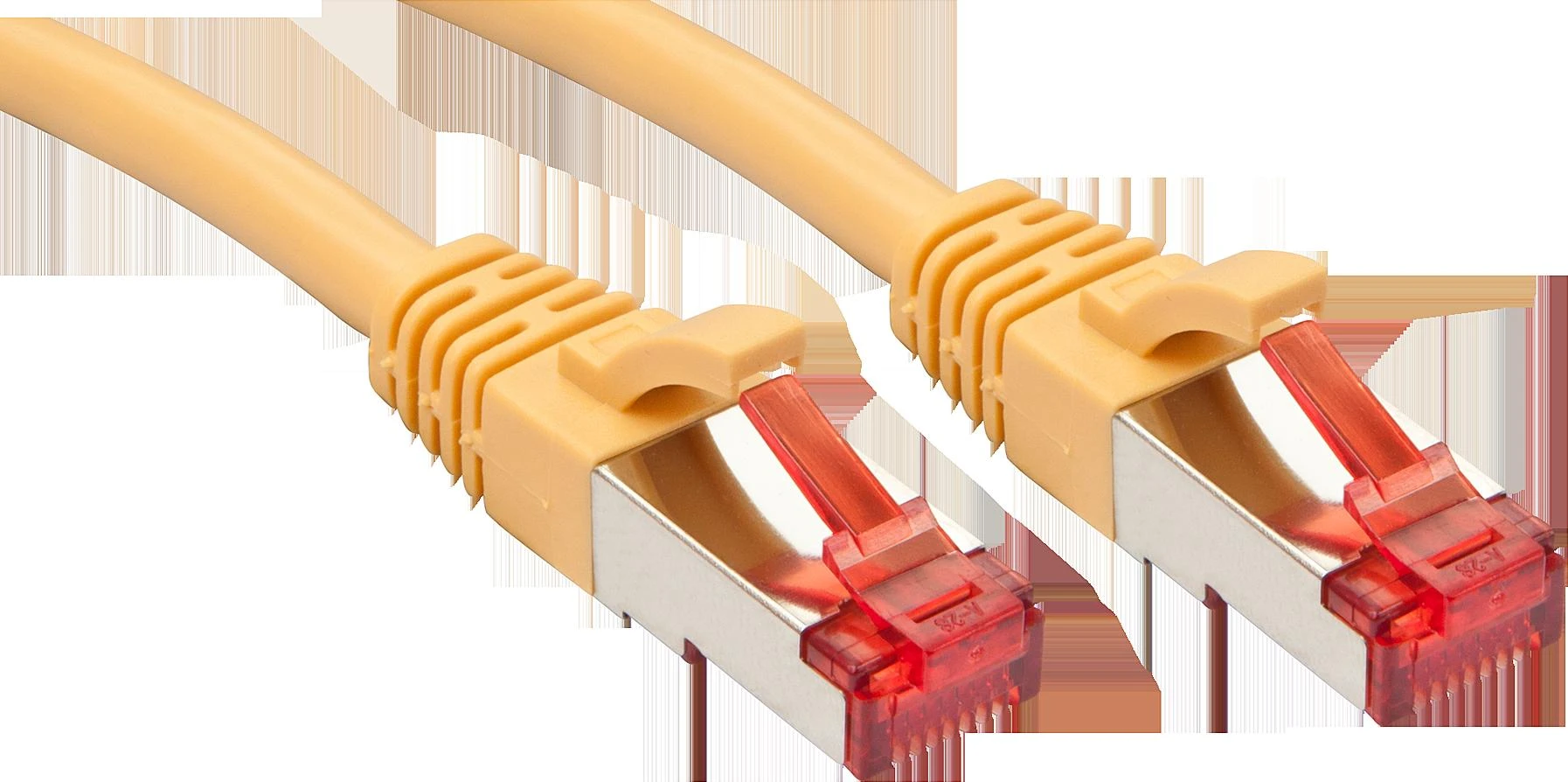 Tinklo Kabelis - LINDY Cat.6 S/FTP Tinklo Kabelis, RJ45, M/M, 250MHz, 27AWG, 1 m, Geltonas