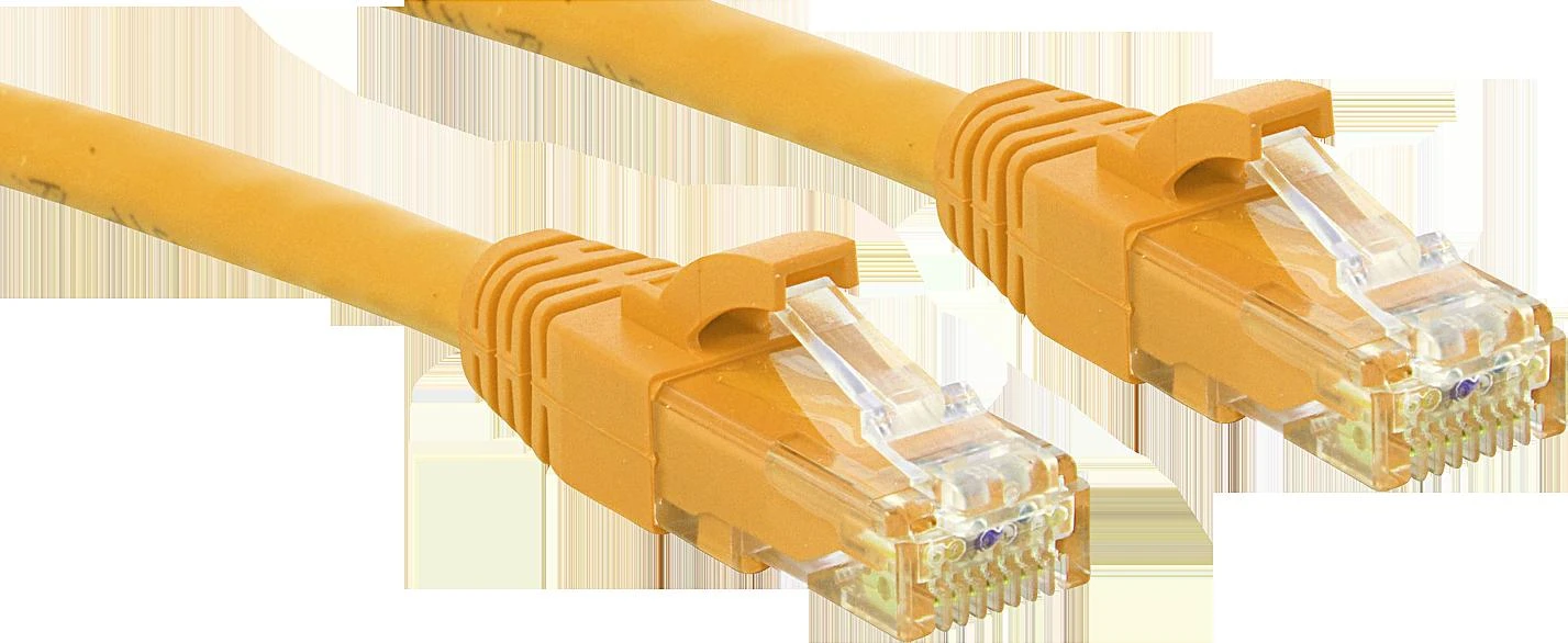 Tinklo Kabelis - LINDY Cat.6 U/UTP Tinklo Kabelis, RJ45, M/M, 250MHz, 3 m, Geltonas