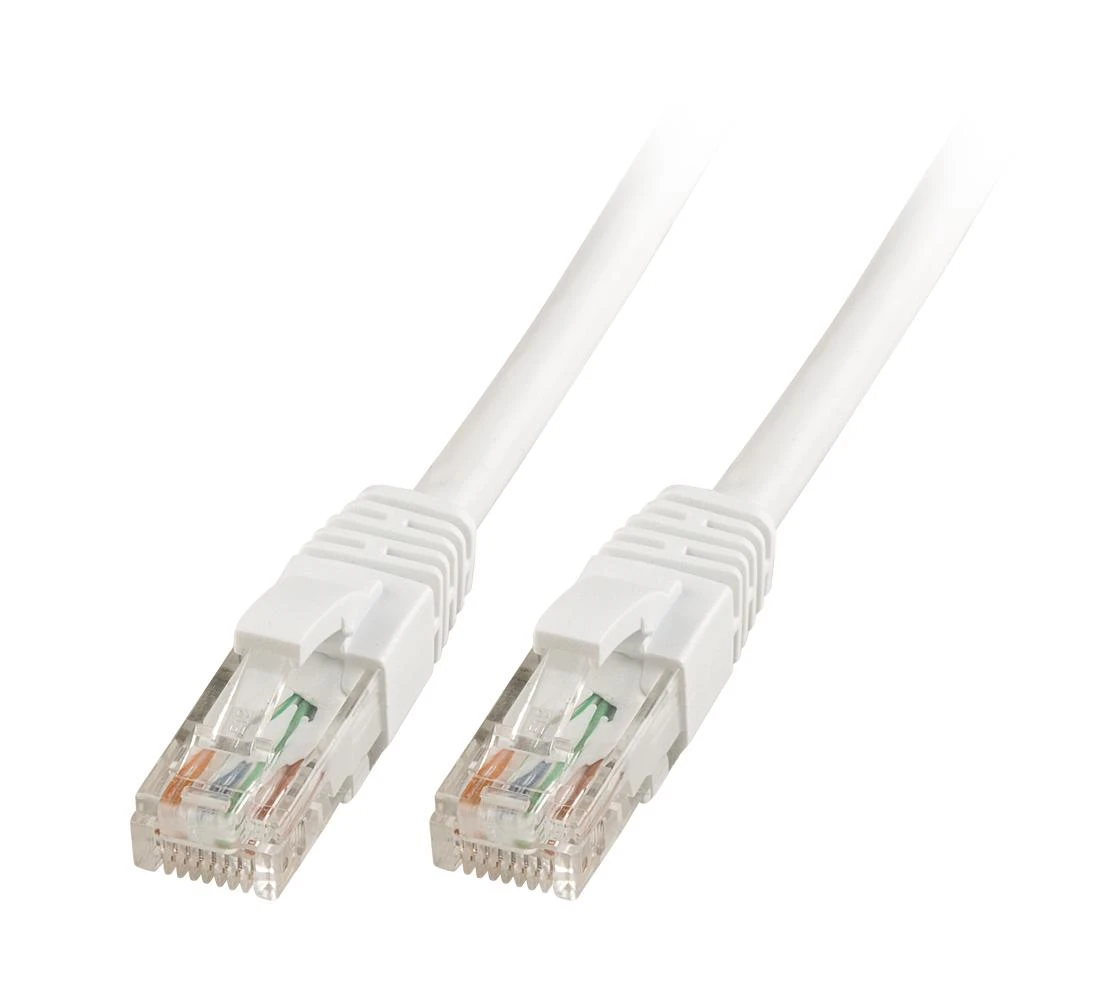 Tinklo Kabelis - LINDY Cat.6 U/UTP Tinklo Kabelis, RJ45, M/M, 250MHz, 0.5 m, Baltas