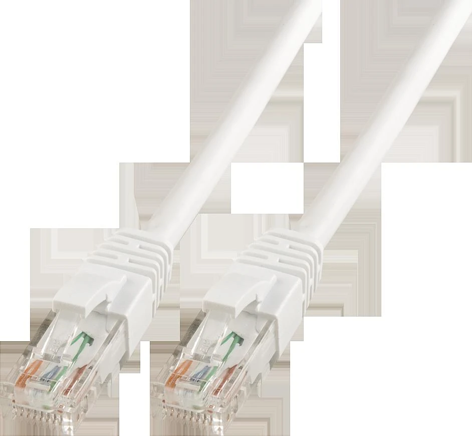 Tinklo Kabelis - LINDY Cat.6 U/UTP Tinklo Kabelis, RJ45, M/M, 250MHz, 0.5 m, Baltas