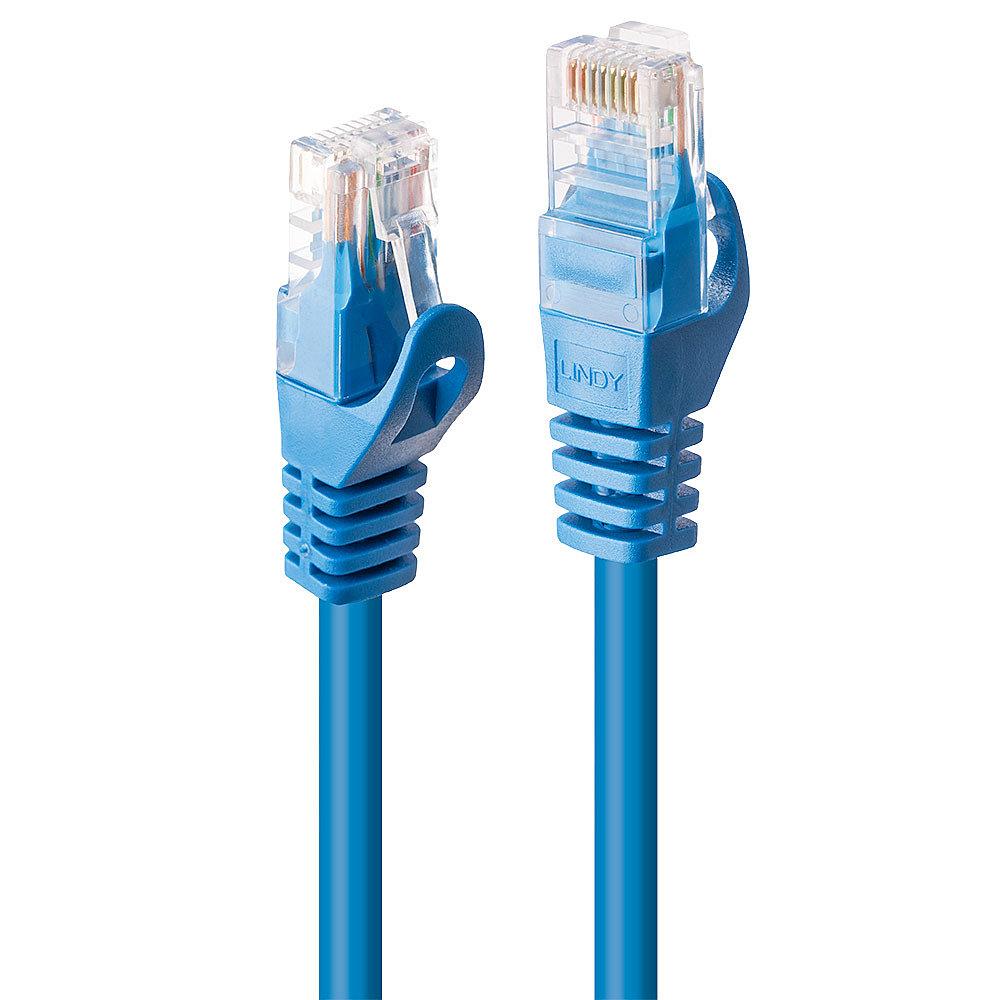 Tinklo Kabelis - LINDY Cat.6 U/UTP Tinklo Kabelis, RJ45, M/M, 250MHz, CCA, 10 m, Mėlynas