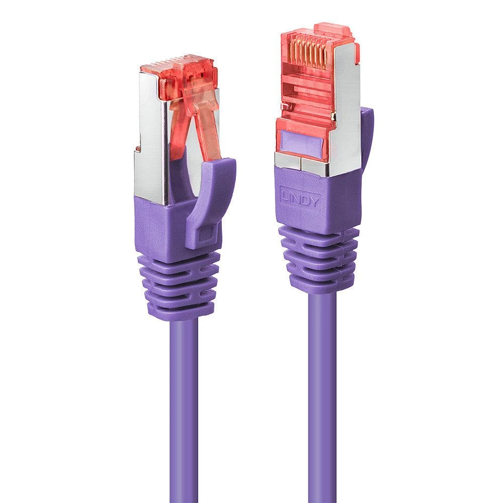 Tinklo Kabelis - LINDY Cat.6 S/FTP Tinklo Kabelis, RJ45, M/M, 250MHz, 27AWG, 1.5 m, Purpurinis